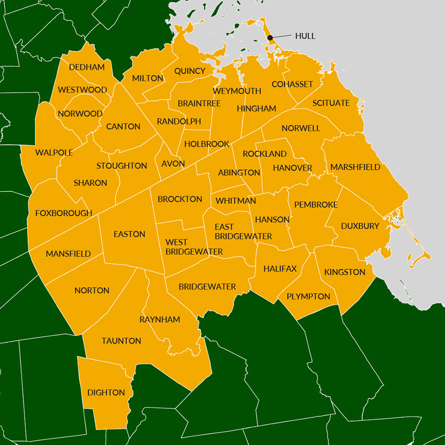 ken duval service area map